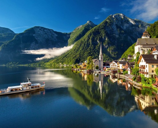 A mesebeli Hallstatt és Salzburg